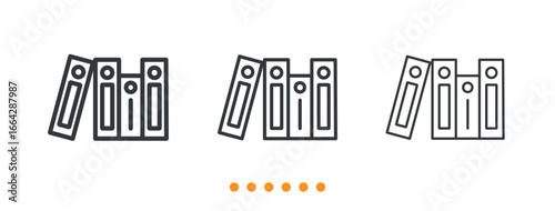 Regulations icon. Thin line icon vector