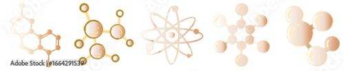 Molecular Structure PNG Illustration for Science and Chemistry Design
