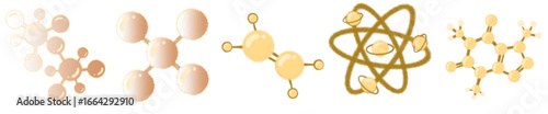 Molecular Structure PNG Illustration for Science and Chemistry Design