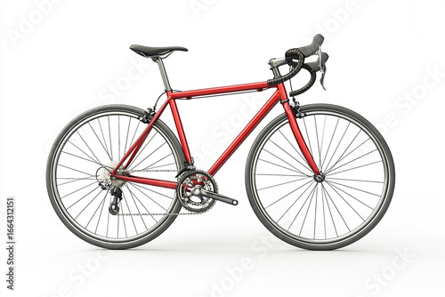 A 3D-Rendered Classic Road Bike

