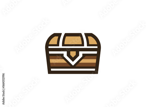 Treasure chest illustration design
