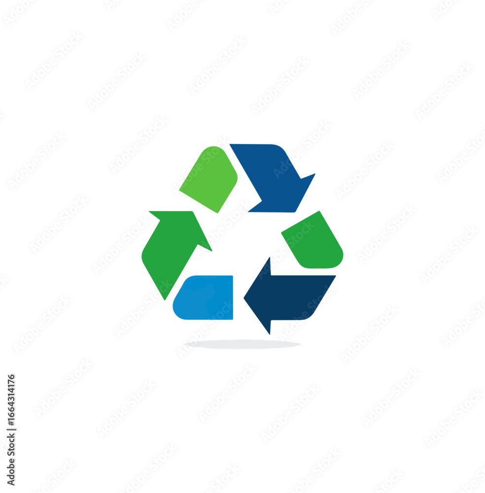 Obraz premium Recycle symbol graphic design