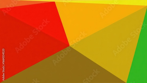 A vibrant geometric design composed of various triangles in bold, saturated colors, showcasing a dynamic and colorful pattern. Free Download A vibrant geometric design composed of various triangles in bold, saturated colors, showcasing a dynamic and colorful pattern. - GFXLoad