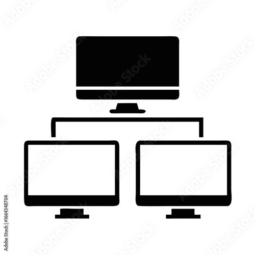 Realistic Set With Blank Tv Frames