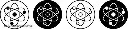 Atom Icons in Different Styles