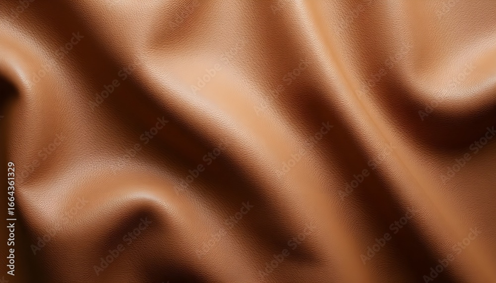 Fototapeta premium Premium Brown Leather Upholstery Texture with Authentic Grain Detail for Luxury Interior Design