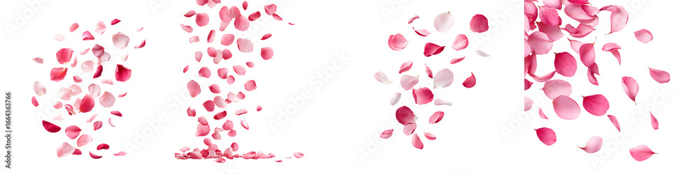 custom made wallpaper toronto digitalFalling Pink Rose Petals: Romantic Background Overlay