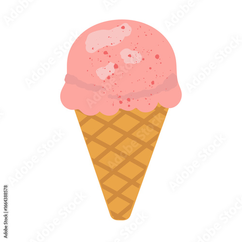 アイスクリーム　イラスト