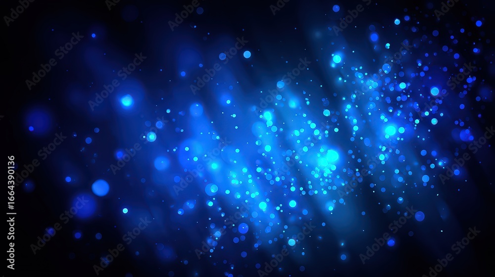 Obraz premium Abstract Glowing Blue Background