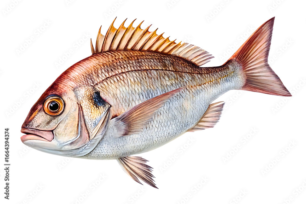 Obraz premium fish on a white background
