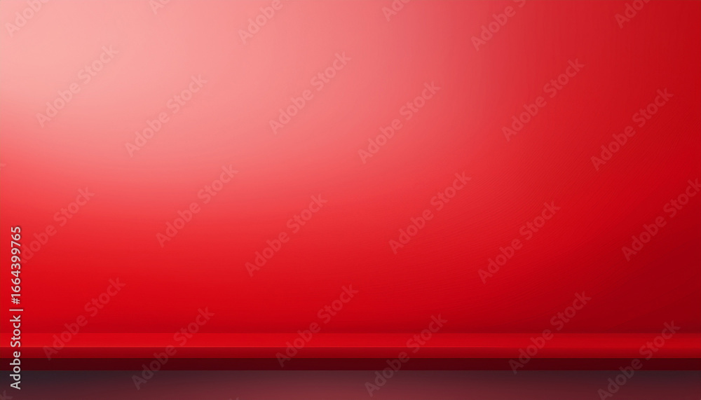 Fototapeta premium Red minimalist background with soft, subtle gradients, clean and elegant