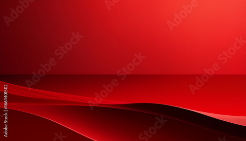 Red minimalist background with soft, subtle gradients, clean and elegant