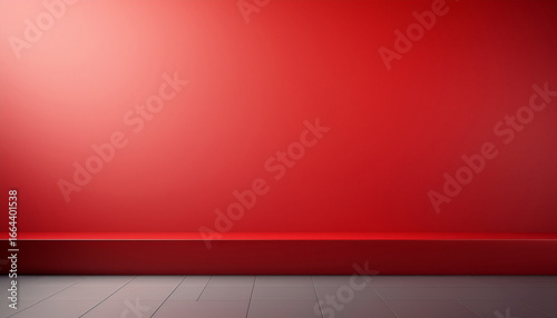 Red minimalist background with soft, subtle gradients, clean and elegant