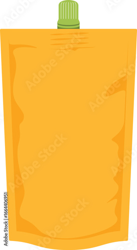 Illustration of Orange Spout pouch