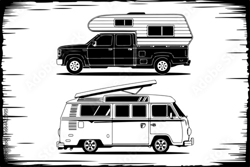 "Stylized Set of Modern Boats and Yachts Vector Illustration"