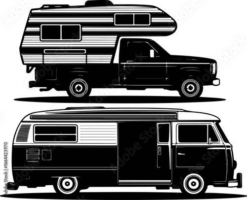 "Stylized Set of Modern Boats and Yachts Vector Illustration"