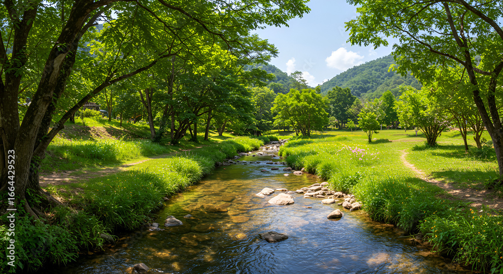 Obraz premium path in the forest