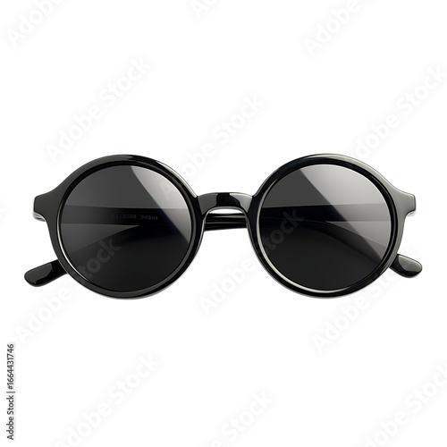black round sunglasses png