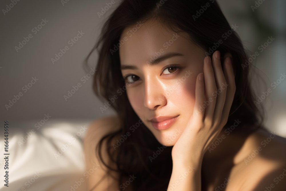 Fototapeta premium アンニュイな雰囲気の日本人女性