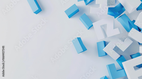 Professional White Business Background with Blue & Gray Styling: Clean Monochromatic Contrast, Corporate-Grade Color Scheme, and Minimalist Elegance for Executive Presentations & Brand Collaterals