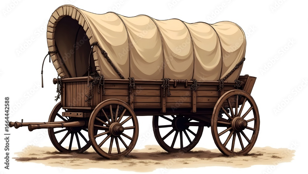 Fototapeta premium old wooden carriage