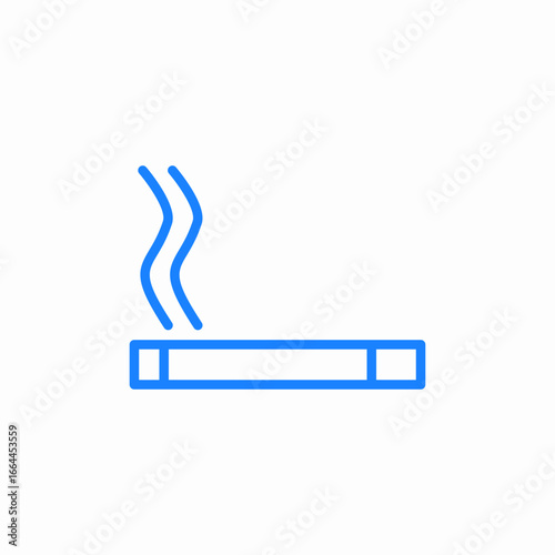 smoking cigarette icon sign vector