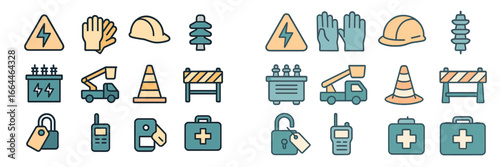 Electrical Safety and Construction Equipment Symbols