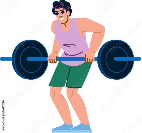 Bodybuilder lifting weights, achieving fitness goals