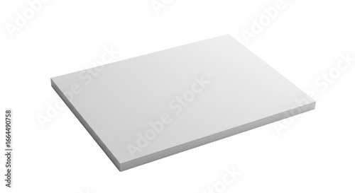 transparent sheet of heavy bond paper, perfectly centered on a seamless infinite transparent studio background with subtle soft shadows, top-down view, concept of boundless potential.