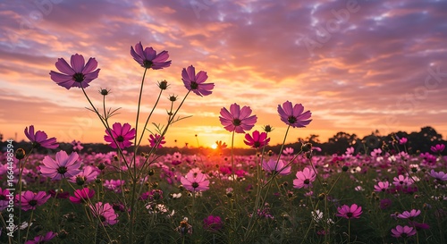 Cosmos Sunset Serenade
