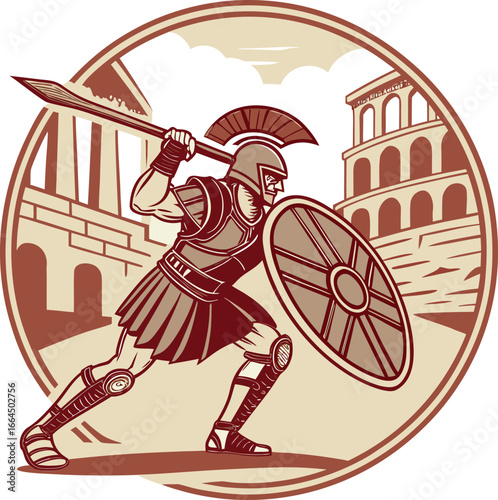 knight with sword and shield