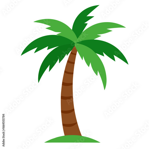 Palm Tree Vector | Generative AI Silhouette & Linocut Design