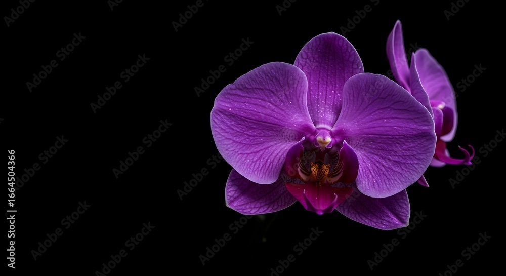 Obraz premium Velvet Orchid: Night Bloom