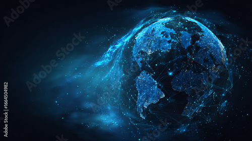 planet earth in space