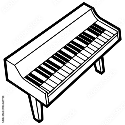 Piano Keys Illustration
