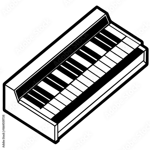 Piano Keys Illustration