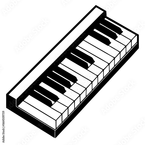 Piano Keys Illustration