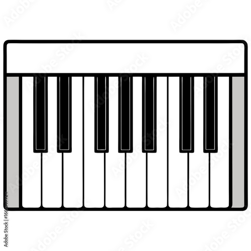 Piano Keys Illustration