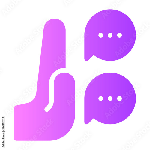 argument gradient icon