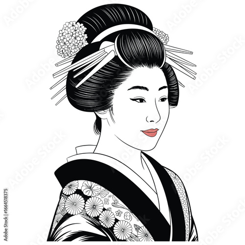 japanese girl in kimono