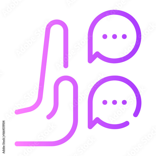 argument gradient icon