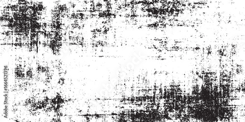 Dirty or dust film grain speck grit grunge overlay on white background grain noise dust vector texture overlay. Monochrome abstract splattered background.