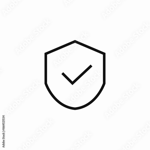 security shield icon sign vector