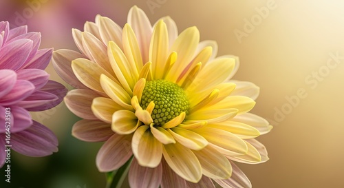 Golden Hour Chrysanthemum: Soft Focus Bloom