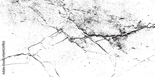 Distressed black sketches line texture. Abstract illustration texture of cracks, chips, dot. Scratched or cracked vector illustration