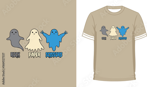 Halloween Ghost T Shirt Design