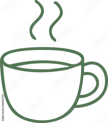 cup of coffee doodle drawing