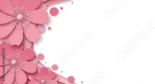 Paper Bloom: Delicate 3D Floral Design