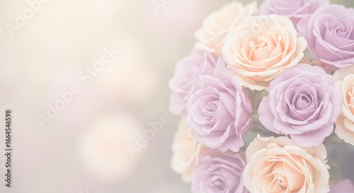 Pastel Rose Dream: Soft Focus Bloom
