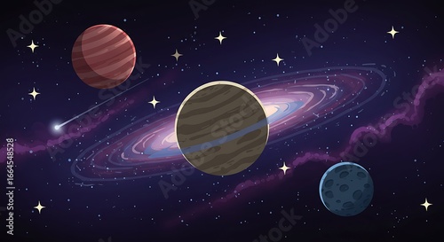Cosmic Canvas: A Celestial Tapestry